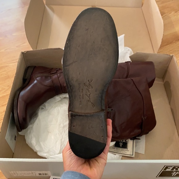 Frye Philip riding boot dark brown - Picture 4 of 6